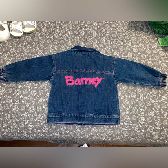 1992 Vintage Barney Denim SZ 3 Denim Jacket - Picture 1 of 7